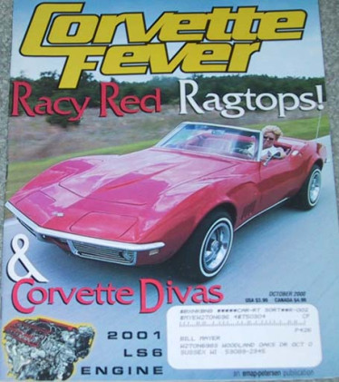 CORVETTE FEVER 2000 OCT - NEW LS6, BARN-CAR FI/687